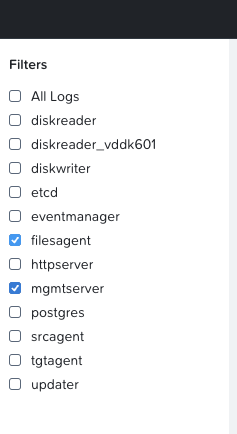 Realtime Log Filters